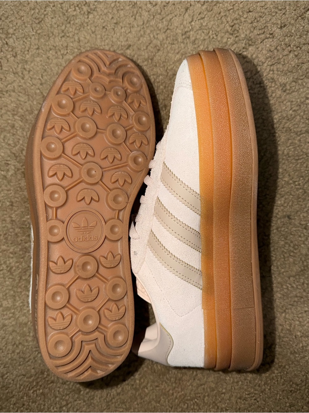Adidas Gazelle - Triple Stack Platforms Blush Pink - Please Read Description - Picture 3 of 5